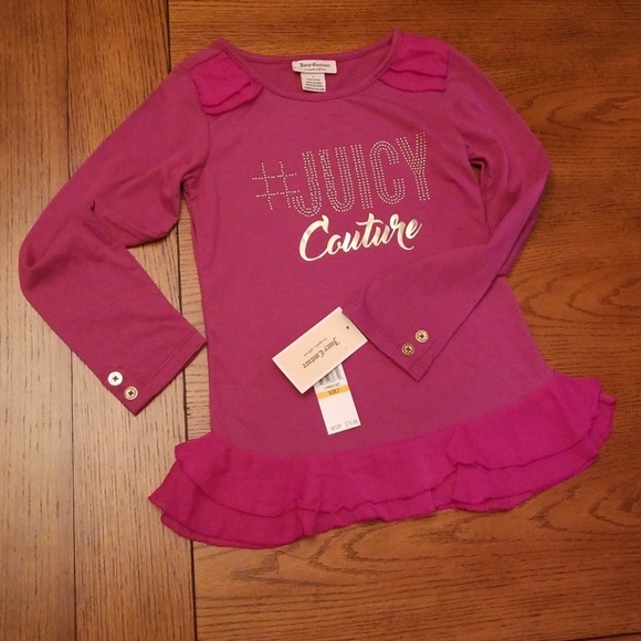 Juicy Couture Shirts & Tops Juicy Couture Top With Ruffles Berry